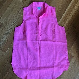 Jcrew Pink sleeveless shirt